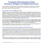 Fact Sheet on Renting to Refugees and Other Eligible Newcomers